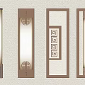 Chinese Style Wall Lamps With Traditional Patterns And Modern Design For Home Decoration