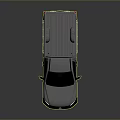 Gray Mitsubishi Single Cab Pickup Truck With Cargo Bed And Modern Exterior Design