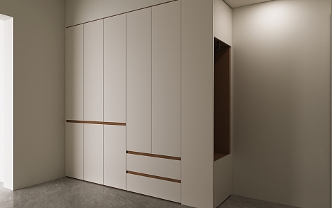 Modern wardrobe 3d model