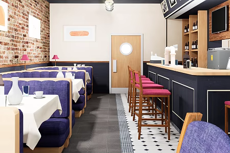 Restaurant 3d model