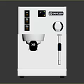 DeLonghi Stainless Steel Espresso Coffee Machine With Control Panel And Knob