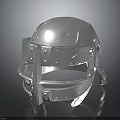 Medieval Warrior Wearing Metallic Helmet With Face Guard And Riveted Details