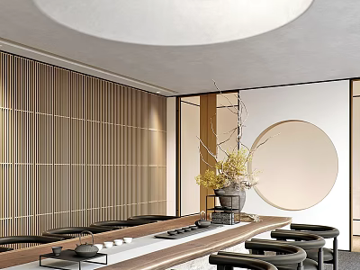 Modern Tea Room 3d model