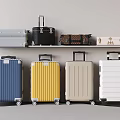 Bag Suitcase Trolley Case 3d model