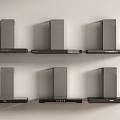 Modern Kitchen Appliances Multiple Wall Mounted Range Hoods With Sleek Modern Design