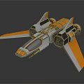 Modern Spaceship Spacecraft 3d model