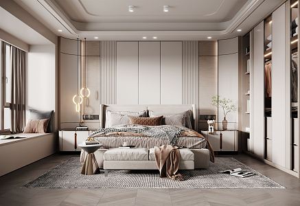 Modern Bedroom 3d model