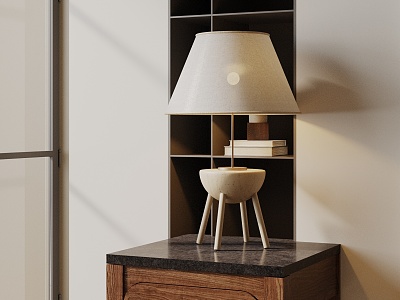 Modern table lamp 3d model