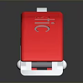 Practical Red Household Bottle Opener with Silver Parts and Nova 316 Engraving