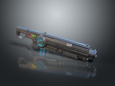 Science Fiction Firearms Next Generation Firearms Science Fiction Game Gun Game Firearms Game Gun Concept Gun Laser Gun 3d model