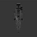 Detailed 3D Model of Heavy Duty Trailer Chassis With Mechanical Components