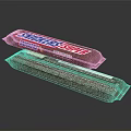 Two Snickers Chocolate Bars With Brown Wrapper And Marathon Brand Logo Design