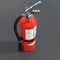 Fire Extinguisher Handheld Fire Extinguisher Small Fire Extinguisher Low Face Number Low Model Simple Model Game Sub-era Film and Television Level Super Realistic High Precision 3d model