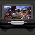 Modern game machine electronic chicken hand game machine hand game machine 3d model