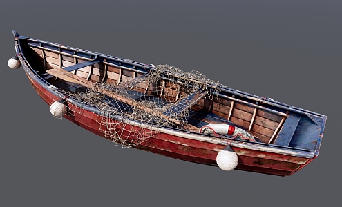 modern fishing boat 3d model