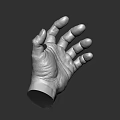 Detailed 3D Hand Models With Various Poses And Realistic Textures