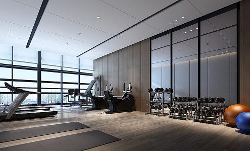 Modern Gym 3d model