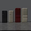 Haier Refrigerators Freezers Display in Four Different Colors and Various Styles