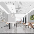 Modern Pantry Interior Design With Gray Cabinets Bar Counter Stools Greenery Wall And Natural Light