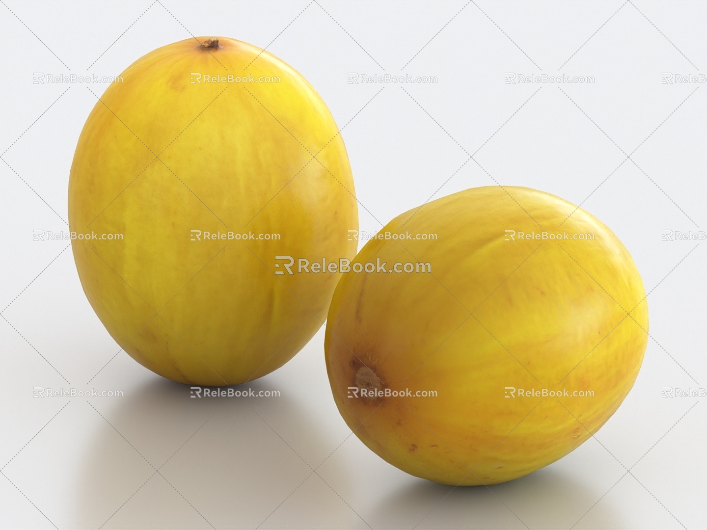 Melon Melon Fruit 3d model