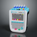 BD Medical Unistik 401 Medical Device With Colorful Screen Keypad And Blue Needle Ports