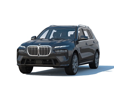 BMW X7 2023 BMW has few simple mold surfaces 3d model