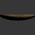 Ancient Circular Bronze Shield Weapon With Decorative Sun Face Motif And Patina