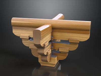 Modern Wooden Sofa And Coffee Table Set With Minimalist Design Elements 3d model