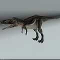 Science and Technology Exhibition Hall Displays Lifelike Dinosaur Model with Interactive Educational Features