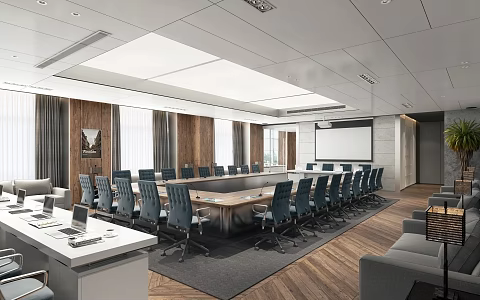Conference Room 3d model