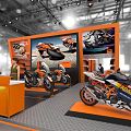 Modern Exhibition Chongqing Motorcycle Exhibition 3d model