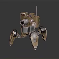Modern Robot Patrol Robot Security Robot Security Robot 3d model