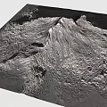 Scenic Rugged Mountainous Terrain With Natural Rock Formations And Textured Geological Features