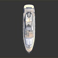 Modern Yacht Ship Private Ship 3d model