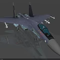 Advanced Gray Fighter Jet With Sharp Nose Canopy Twin Tail Fins And Weapon Pylons