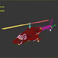 Black Modern Helicopter With Sleek Design Rotors And Reflective Surface 3d model