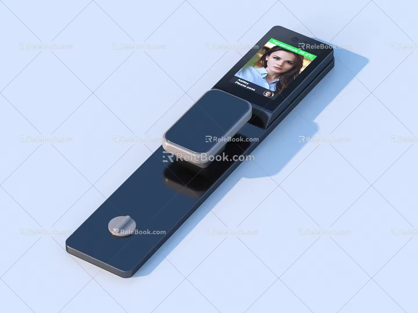 Smart lock fingerprint lock password lock 3d model