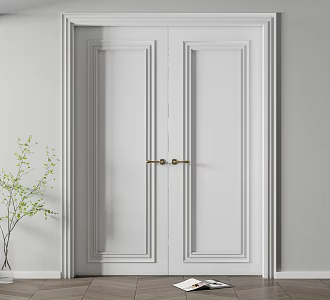 Jane ou double door 3d model