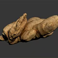 Whole Fresh Ginger Root With Natural Textured Skin And Raw Organic Form