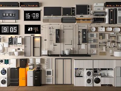 Smart Machines Various Modern Intelligent Devices Featuring Advanced Functions And Designs 3d model