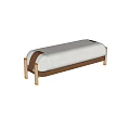 Modern Sofa Stool Low Stool Bench Bed End Stool 3d model