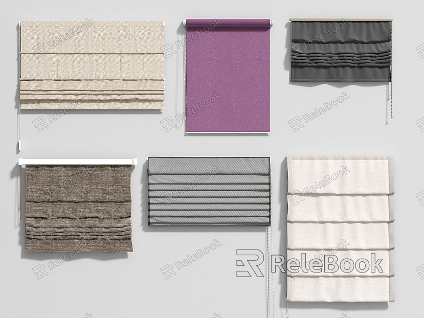 Curtain roller blinds Roman blinds Blinds model