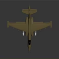 Space Shuttle Model With Detailed Wing Structure And Engine Components On Gray Background