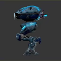 Mech Warrior Mech Soldier Machine Battlearm Mechanical Battlearm Machine Fighter Robot 3d model