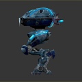 Mech Warrior Mech Soldier Machine Battlearm Mechanical Battlearm Machine Fighter Robot 3d model