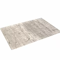Light Gray Square Carpet With Abstract Black Lines For Modern Interior Design 3d model