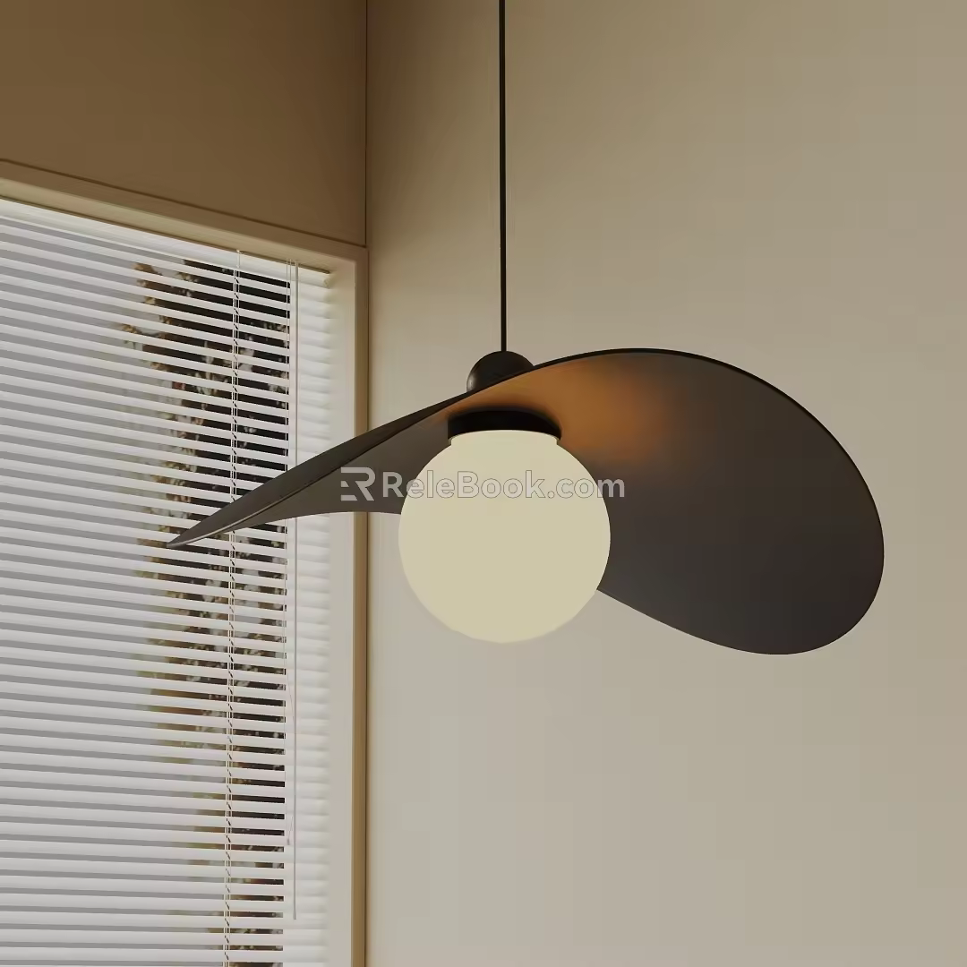 Modern chandelier 3d model