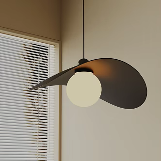 Modern chandelier 3d model