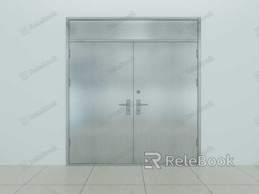 White steel door effect diagram big iron door effect diagram opposite door model