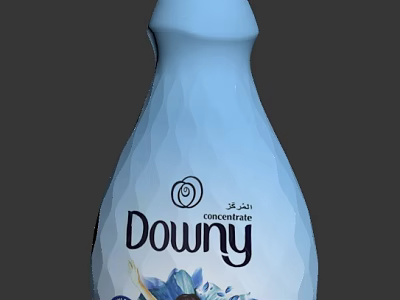 Downy Bathroom Small Item Blue Conditioner Bottle For Household Cleaning Use 3d model